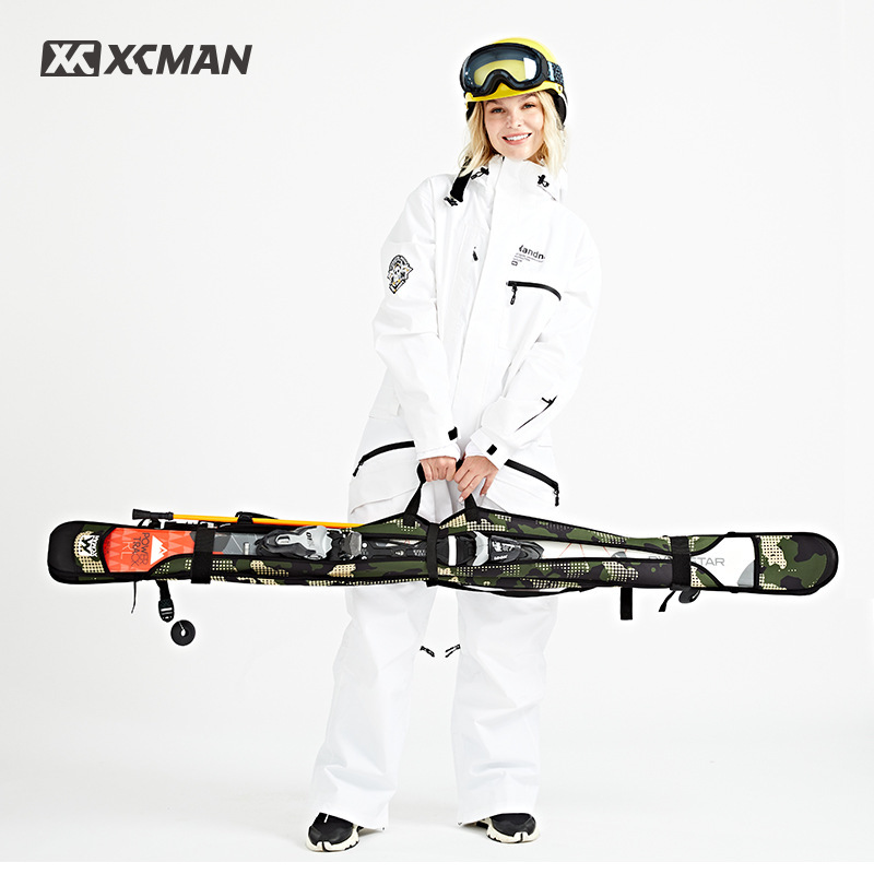XCMAN snowboard double-board dumpling skin anti-scratch anti-rust board blade protective cover shoulder elastic ski equipment