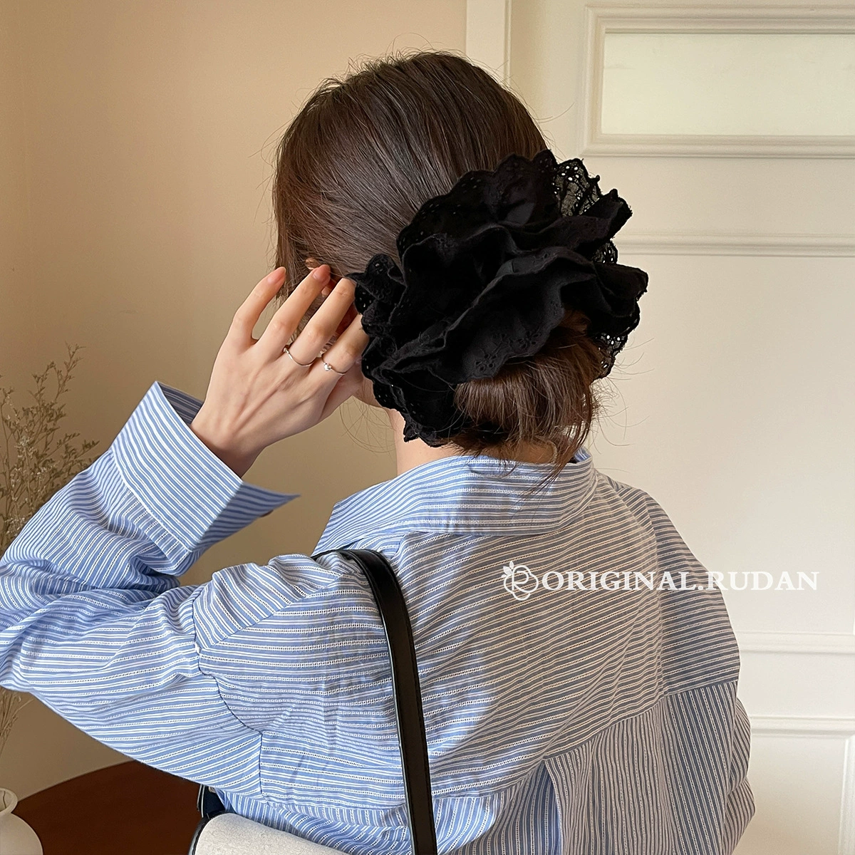 Большая ретроHair rope ручная работа, украшение для волос, стиль высокого качества