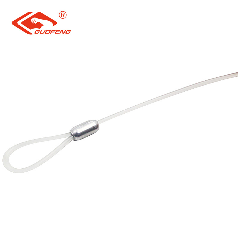 Accesorios de cable de seguridad de iluminación de nylon transparente con accesorios de lámpara de luz personalizados
