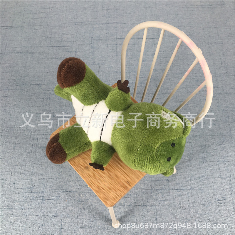 그린 공룡 봉제 인형 헤어 액세서리 인형 티라노사우루스 렉스 그라스 인형 10CM