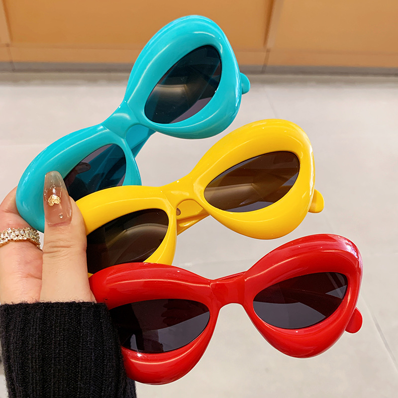 Children's Sunglasses, Personalized, Funny, Concave Shape, Photo Show, Sunshade Glasses, Boys and Girls, Baby Outdoor Sunglasses, Trendy