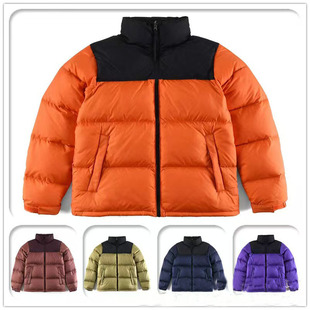 US Version TNF1996 Beijia Classic Men's and Women's White Duck Down 80 Velvet 700 Embroidered Down Jacket