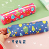 Cartoon cute children's pencil case, stationery for pencils with zipper for elementary school students, Korean style, Birthday gift