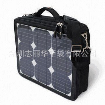 生产太阳能电脑包 14W可充电脑和手机电 太阳能充电公文包工厂