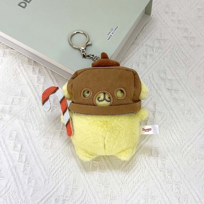 かわいいサンリオハロウィンゴーストシリーズペンダントマスク付き発光ヘッドギアクロメktぬいぐるみキーホルダー|undefined