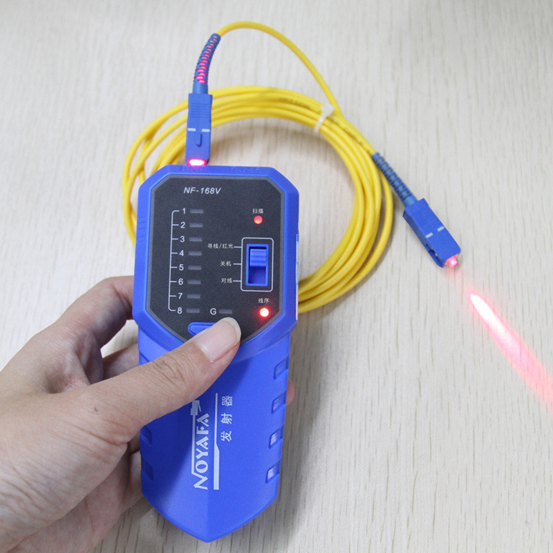 精明鼠批发NF-168V抗干扰寻线仪网络测线仪POE查线器红光寻线器