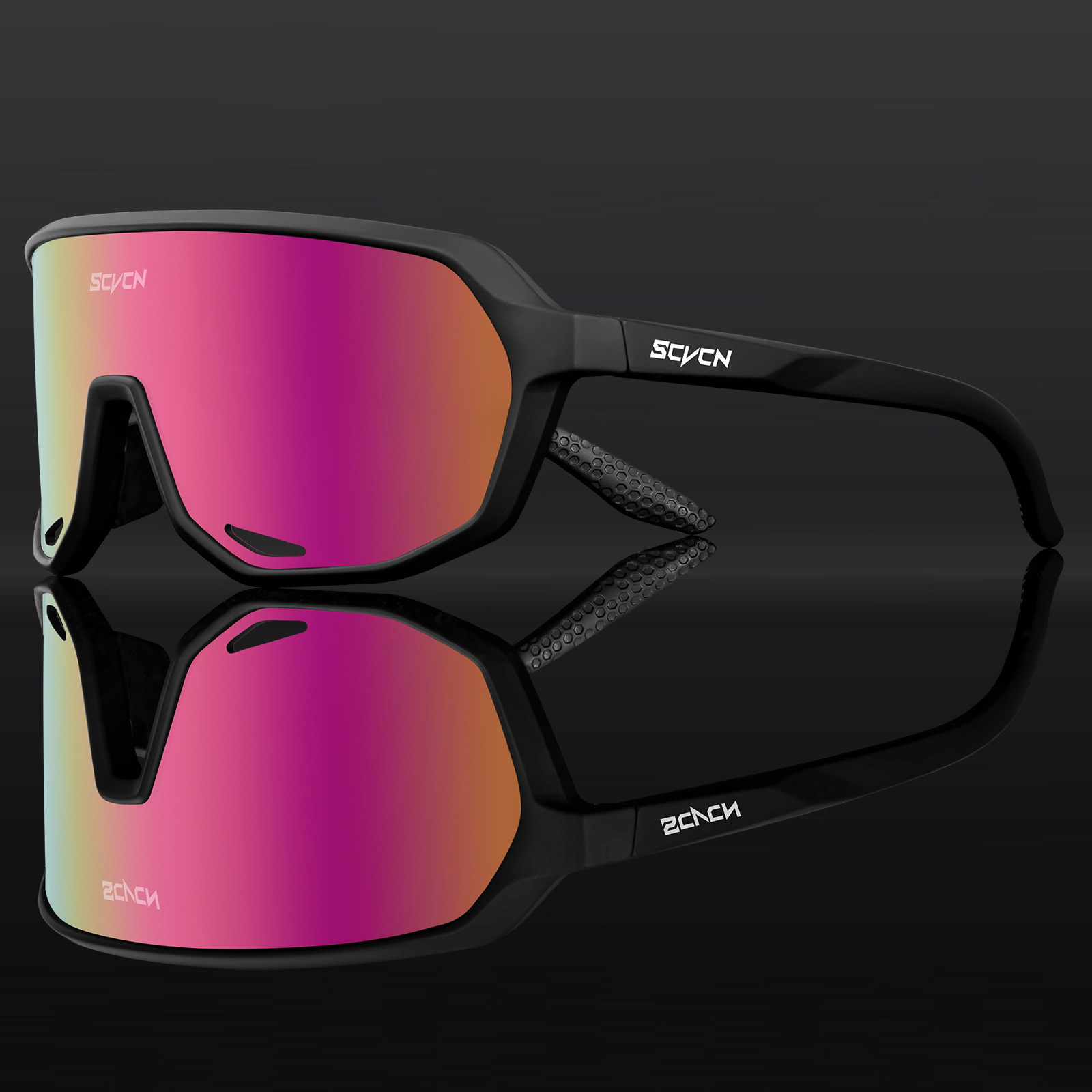 Gafas de Ciclismo Deportivo de PC, Lentes Intercambiables para Deportes al Aire Libre