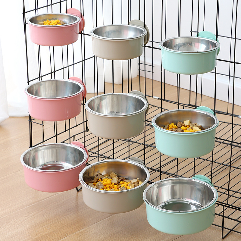 Amazon recommends anti -fixed hanging dog bowl dog cage for…