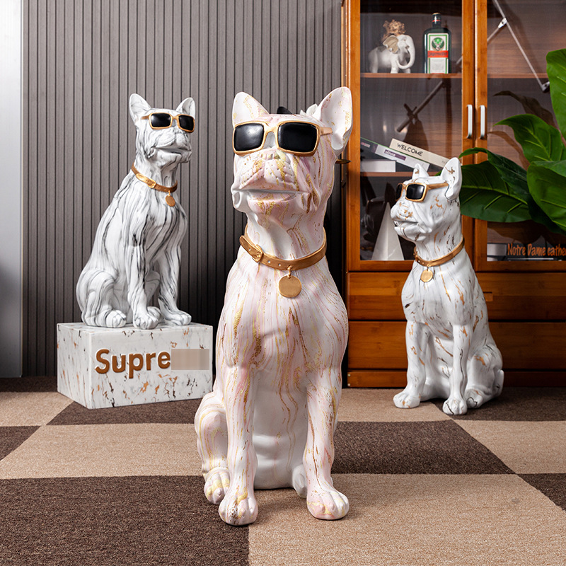 Floor-Standing Ornaments, Living Room, Large Dog Tray, Home Accessories, Doorway Tv Cabinet, Sofa Side Decoration, Housewarming Gift