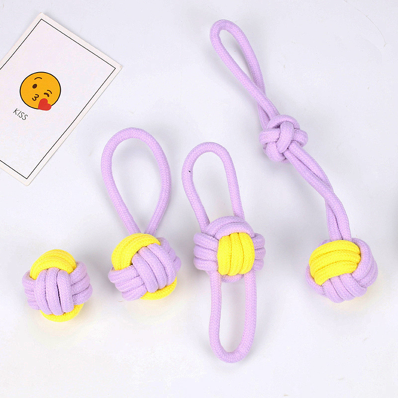 Temu se especializa en juguetes de cuerda de algodón para mascotas