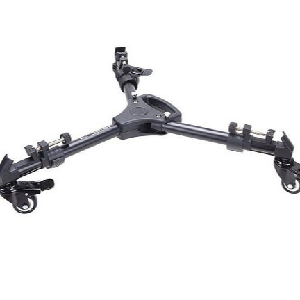 金属三脚滑轮 摄影器材配件