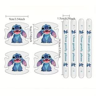 Car Door Bowl Protective Sticker Door Handle Sticker Transparent Handle Door Edge Anti-collision Strip Decorative Supplies Universal Anti-scratch Sticker