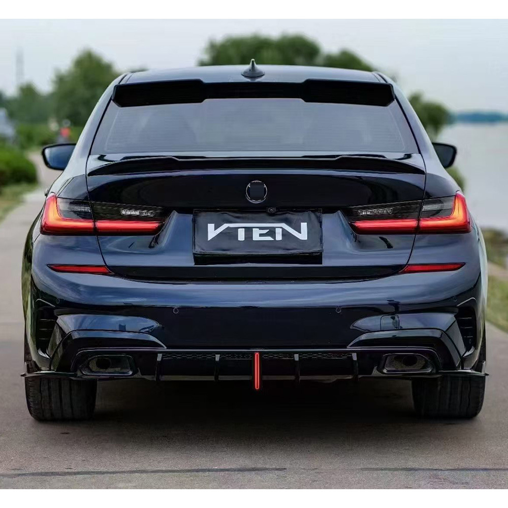 20-22 3 Series G20/G28 Early Vten Small Body Kit Front Lip Side Skirt Rear Lip Spoiler Tail Wing Modification