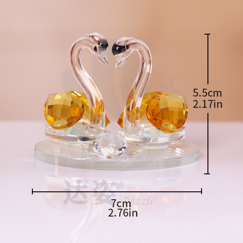 Little double swan yellow