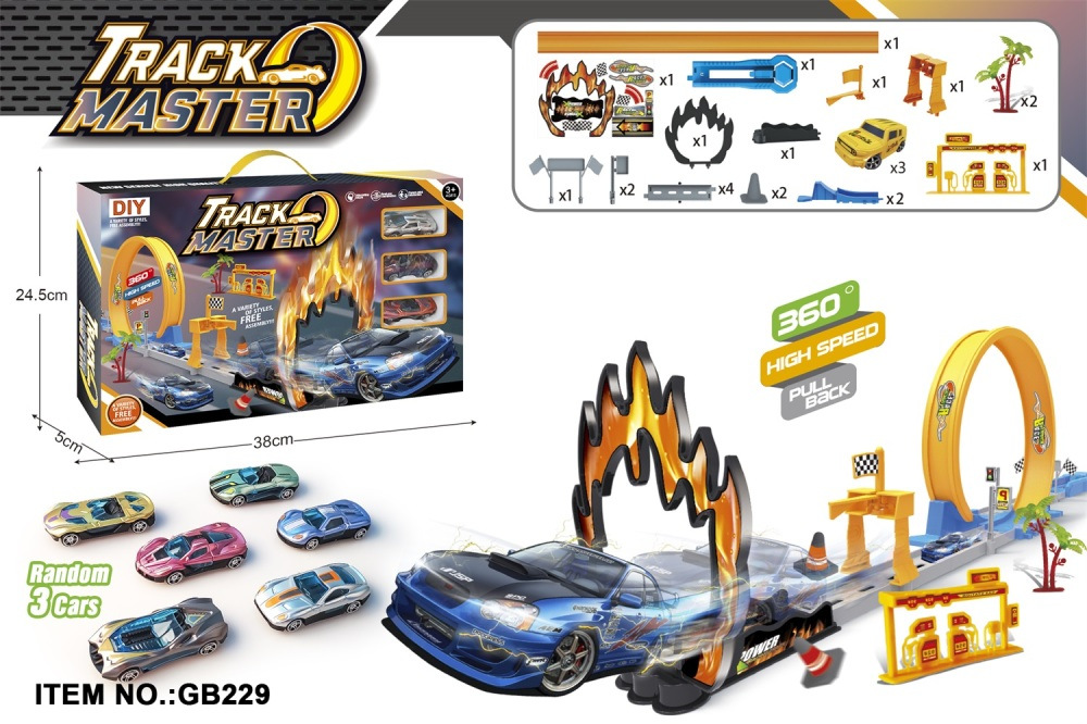 Montaña rusa eléctrica transfronteriza pie