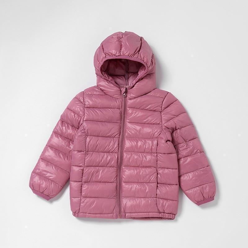 Chaqueta de plumón ligera y corta para niños mayores, estilo 2025, abrigo de plumón para otoño e invierno, ropa exterior para bebés.