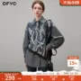长版印花宽松小众衬衫