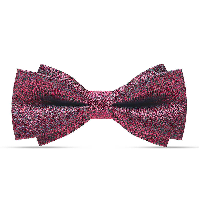 ↤↤↤우아한 와인 레드 그라데이션 체크무늬 나비넥타이