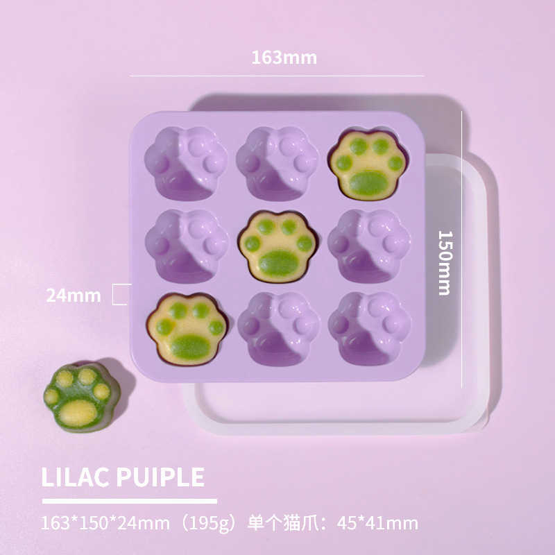 ドゥモの新作猫爪型製氷皿、ベビーシリコン製食品保存容器、鮮度保持密封冷凍ボックス、キュートなデザイン