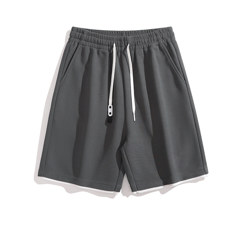 Abbigliamento maschile T-shirt a maniche corte tendenza estiva da uomo, completo casual a mezza manica con pantaloncini, un set di due pezzi sportivi per studenti_voghion.com