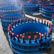 VSSJA-2钢制双法兰限位伸缩接头 松套补偿接头球墨铸铁伸缩器100