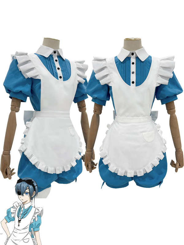 夏尔女仆装cos服黑执事爱丽丝梦游仙境cosplay二次元动漫角色服装|undefined