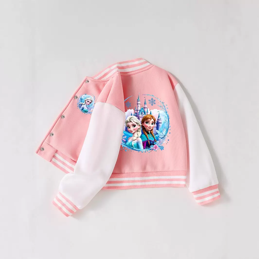 女童外套2025新款春秋季棒球服上衣儿童夹克春装时髦洋气衣服女孩