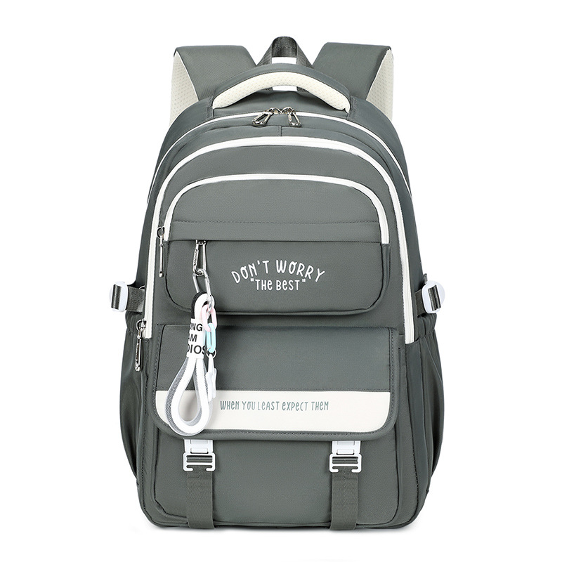 Nueva mochila para estudiantes de secundaria, mochila para estudiantes universitarios liviana de viaje de gran capacidad para mujeres, mochila para estudiantes de secundaria informal y simple