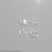 几何厂家直销醋酸仿贝壳兔子汉服女diy手工材料古风发饰饰品配件