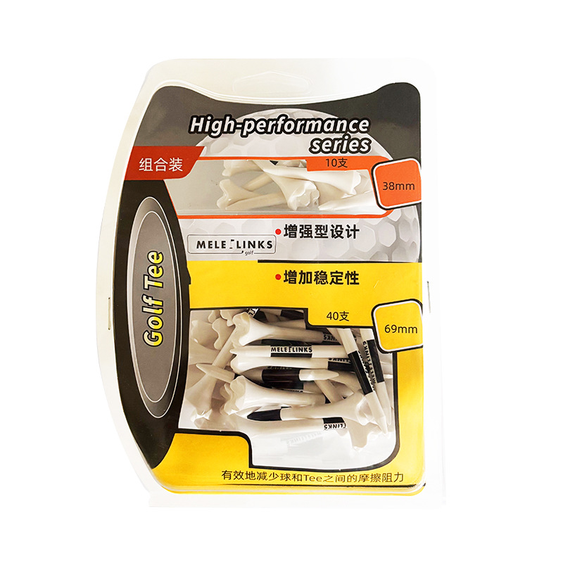 MELELINKS golf duradero tee púas combinación equipo de pelota soporte de plástico suministros de golf estilo explosivo transfronterizo