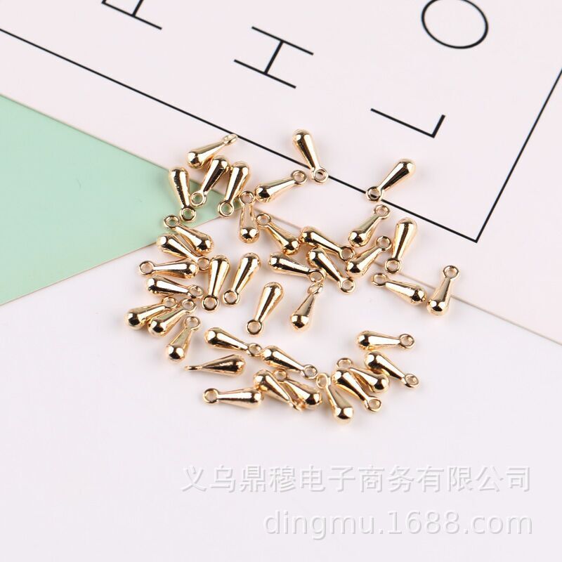 Extension chain closing water drop small pendant tail chain DIY jewelry accessories alloy accessories necklace pendant