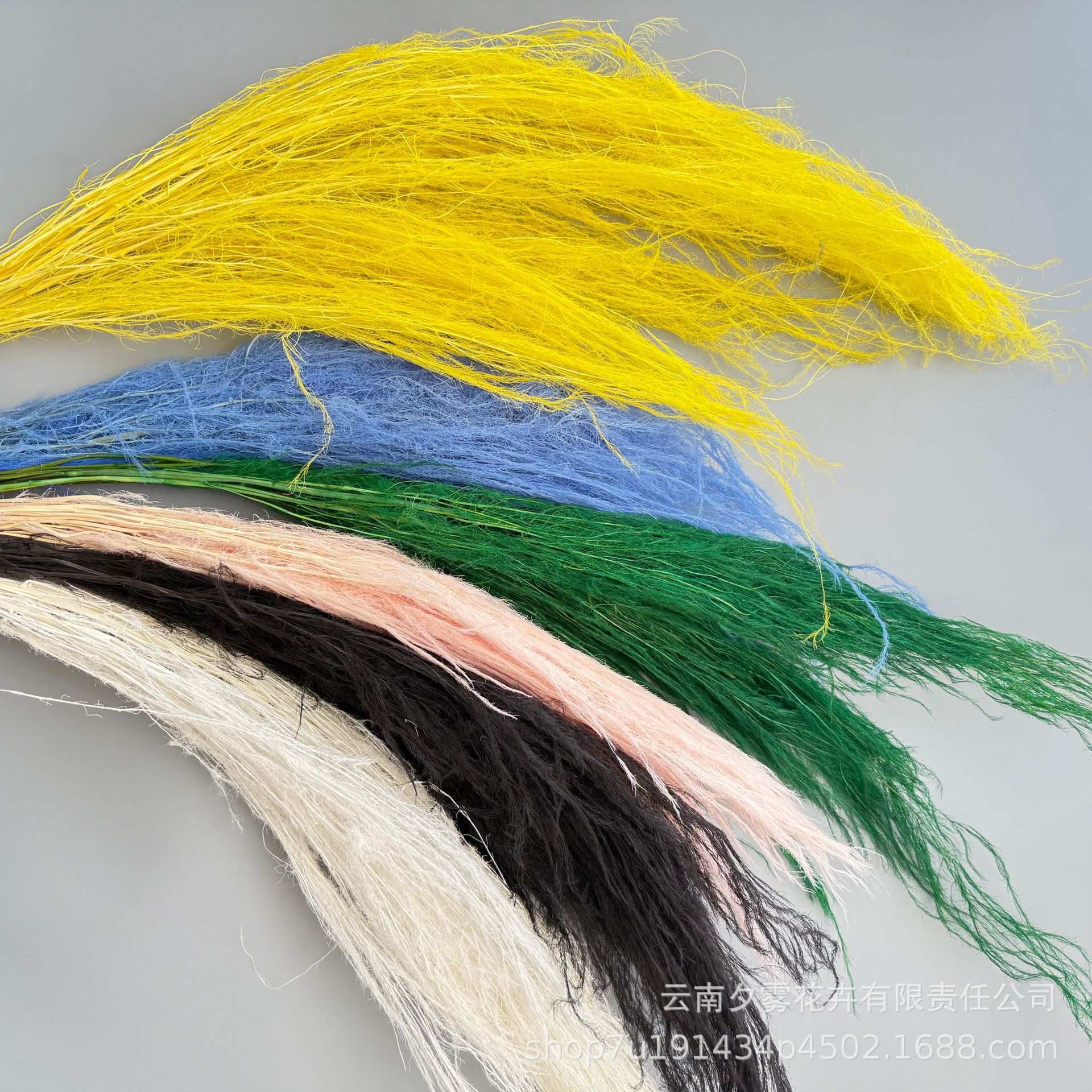 永生花龙须草真花干花云南梦幻软装花艺材料长毛草婚庆装饰厂家直