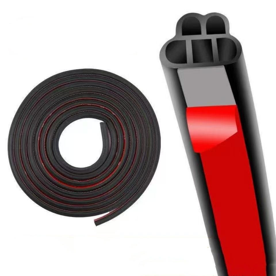 Universal Car Door Seal Strip Sound Insulation Waterproof Dustproof (Vehicle Sealing Strip) - 5-meters
