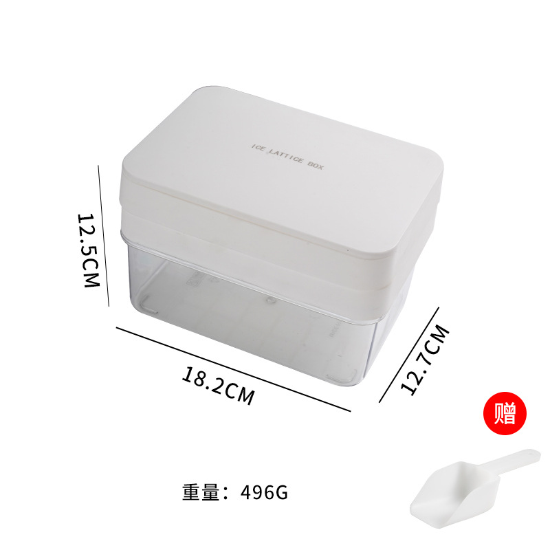 Grille de hielo molde de hielo prensado silicona hockey hielo caja de hielo de plástico refrigerador congelación caja de hielo especial transfronteriza grille de hielo