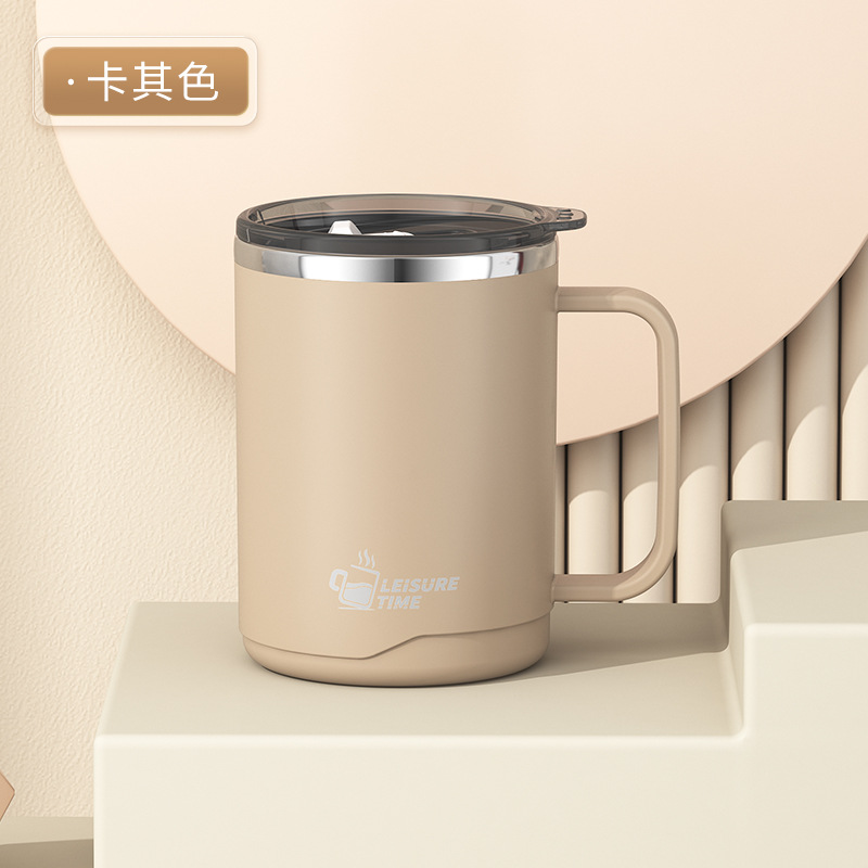 Taza de café de acero inoxidable 304 de doble capa, antiquemaduras, diseño moderno y creativo, suministro directo Yuedisi