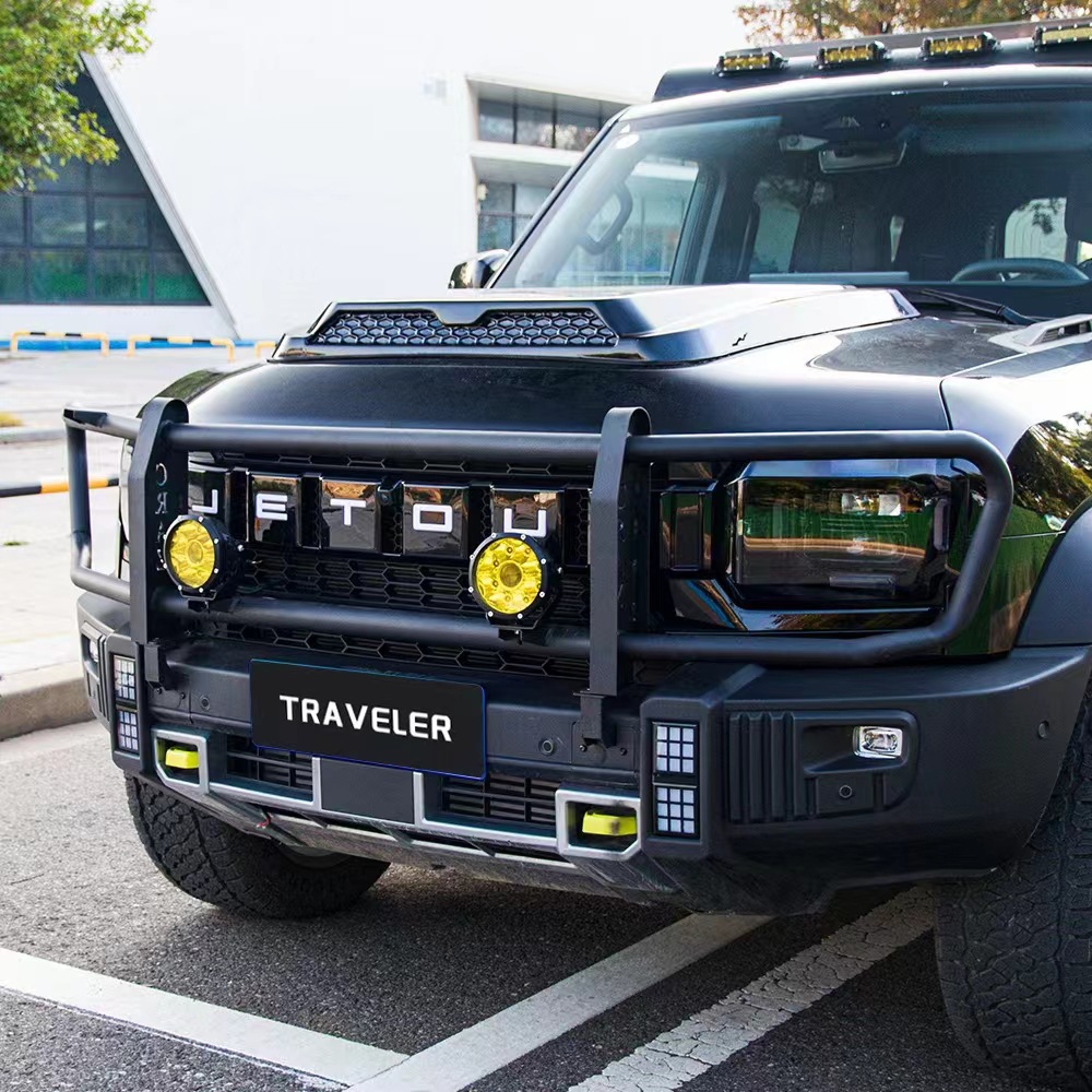 Hai T2 Grille Hood Cover: Jetour Roof rack - bull-bar