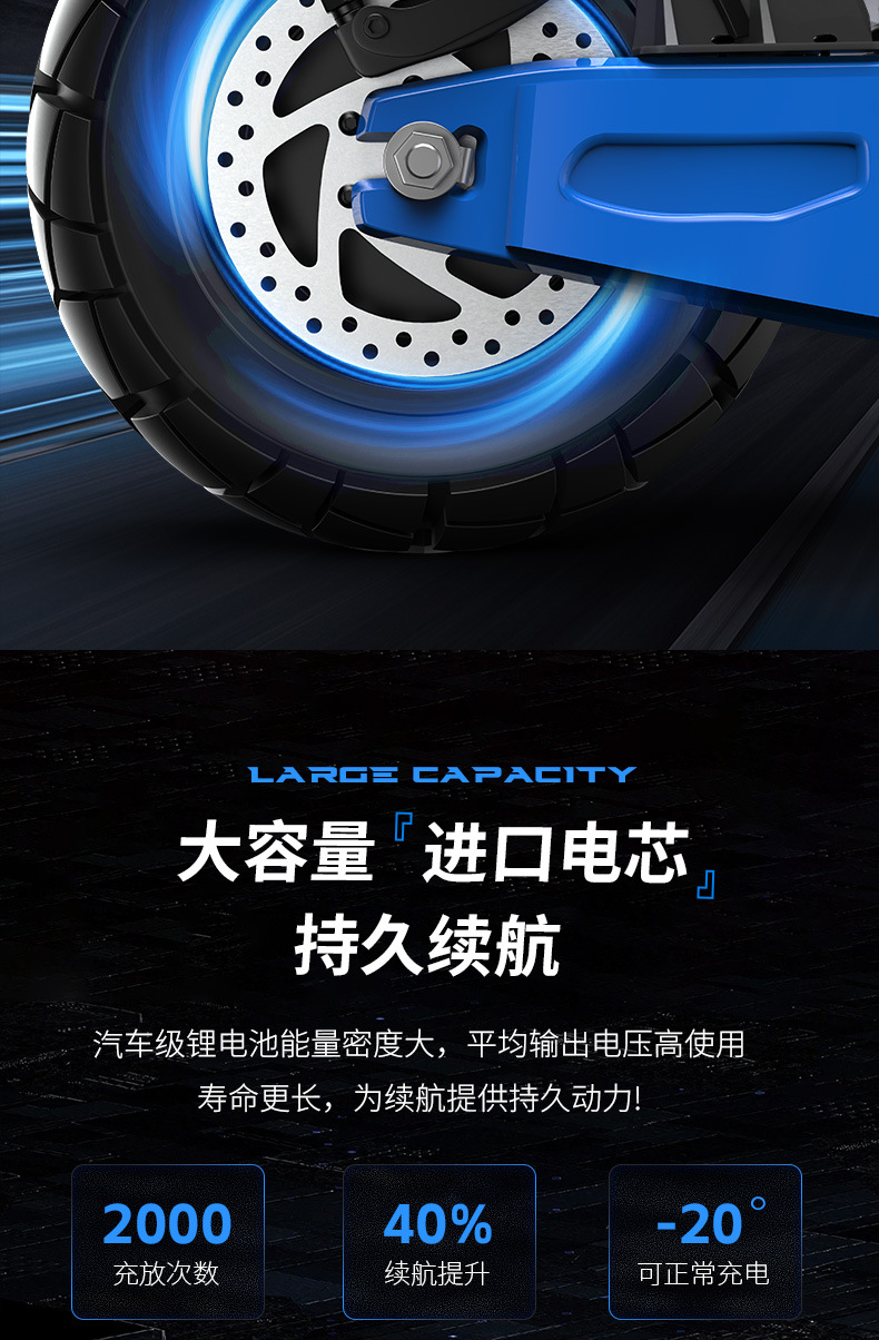 Source Factory Folding Electric Scooter Off-Road Electric Adult Scooter App Portable Electric Vehicle