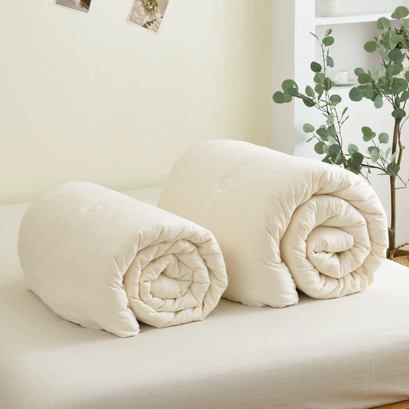 Аутентичное одеяло из хлопка-сырца класса А, неокрашенное хлопковое жаккардовое одеяло из соевого волокна, оптовая продажа с фабрики, зимнее одеяло для гостиничного дома, весеннее и осеннее одеяло