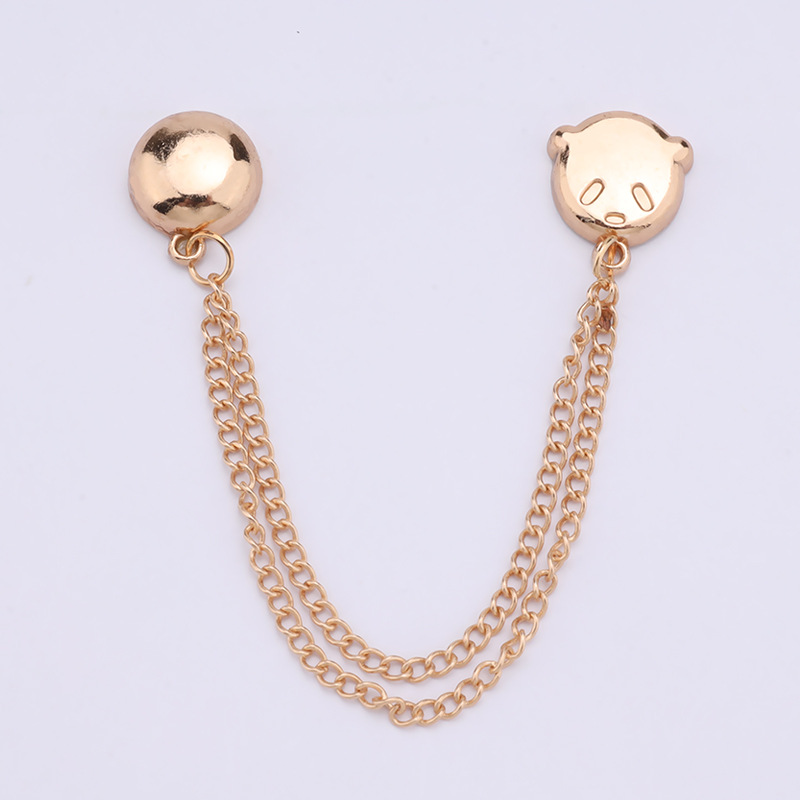 チェーンの磁気はズボンの足を引きずることを防ぎます。金属の磁気は袖口を固定します。