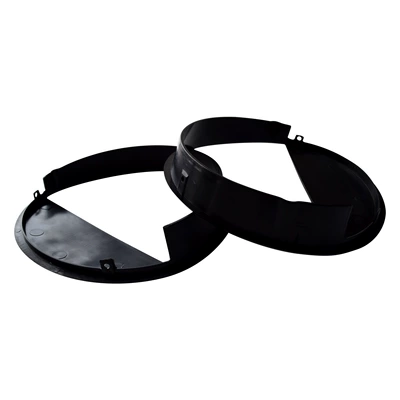 Suitable for 1997-2006 Jeep Wrangler Tj Bird-Eye Light Eyebrow Matte Black Modification Factory Wholesale (Lamp eyebrow) - tj-light-eyebrow-birdmatte-black