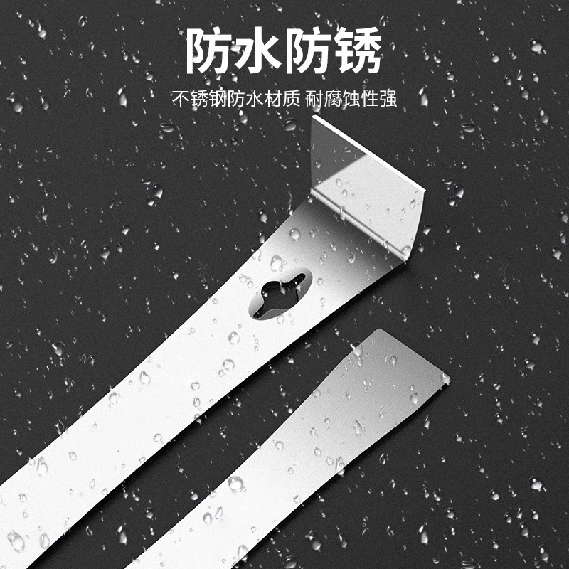 ✅不锈钢撬棍木工翘板翘棍工具工业级多功能木门铲刀刮刀