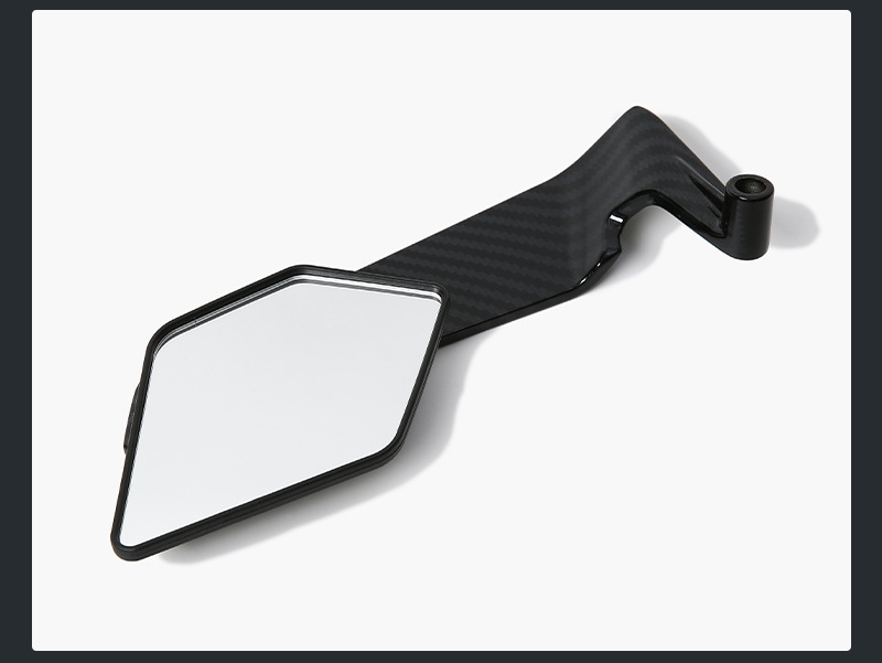Cross-Border New Motorcycle Rearview Mirror No. 9 Mavericks Universal Fixed Wing Reflector Aluminum Alloy Modification Accessories