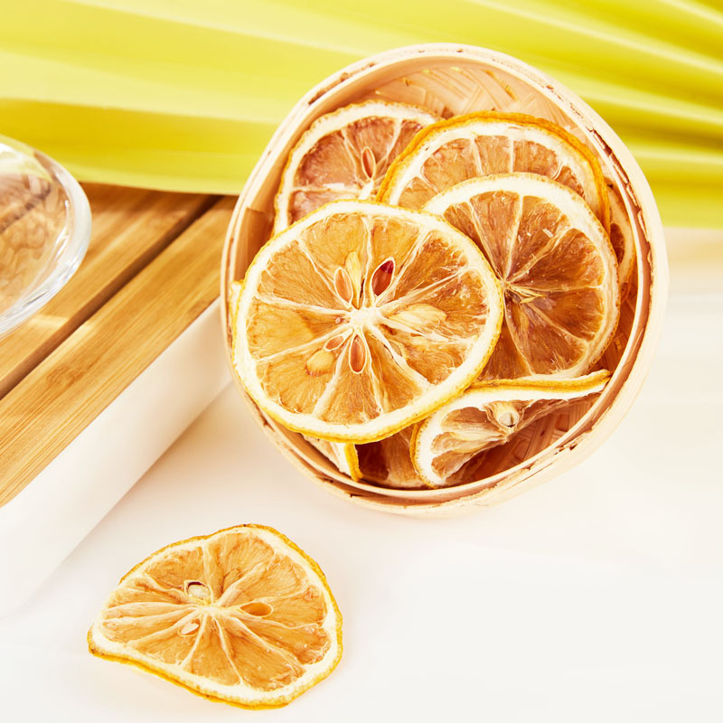 Brew Chrysanthemum Lemon Water with Non-Freeze-Dried Lemon Slices, No Honey, No Sugar, 40g Bottle of Edible Lemon Dry Slices for Cold Brew