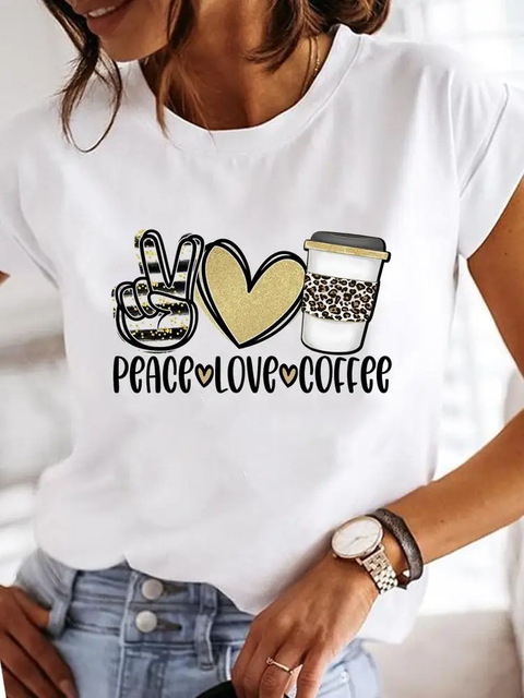 Simplicity Love Lettered Casual Cartoon Fashionable