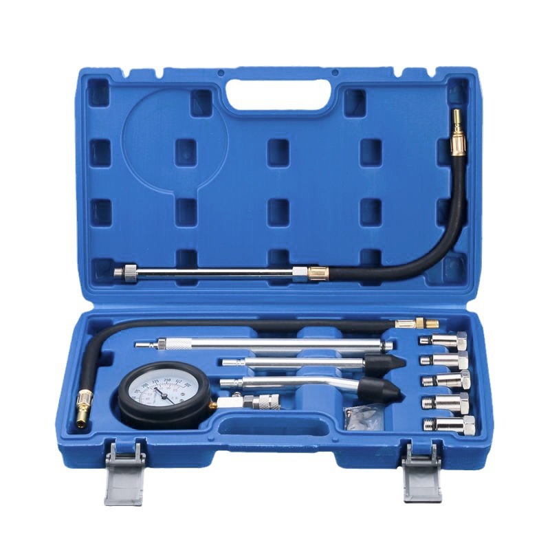 Manómetro de presión de cilindros, manómetro de presión de cilindros para automóviles, herramienta multifuncional para pruebas de presión de cilindros, manómetro de presión de cilindros para motocicletas