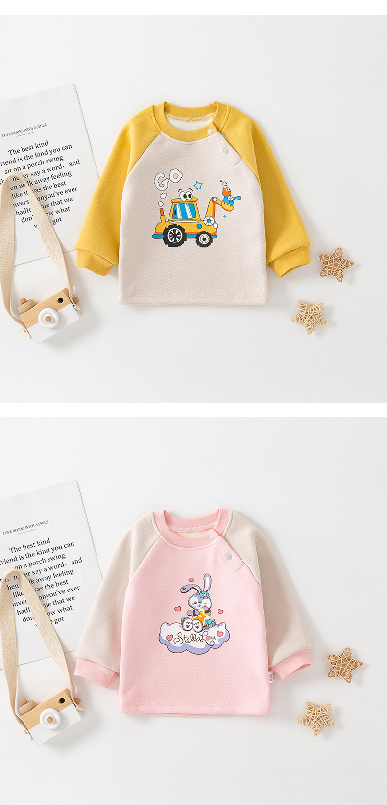 Blue Baby Fleece Top