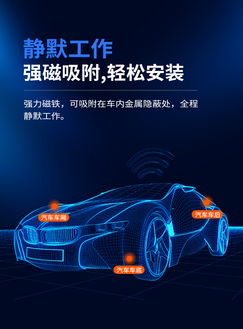Newman Beidou Gps Locator Car Tracking Vehicle Positioning Artifact 5g Vehicle Tracking and Positioning Instrument Without Installation