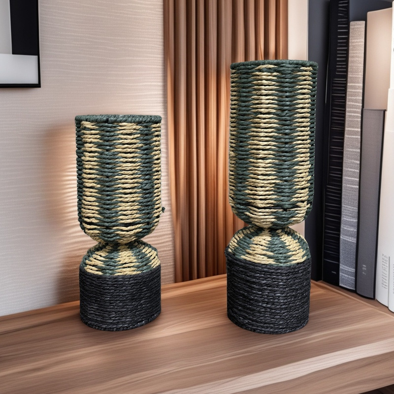 영원한 꽃병, 등나무 꽃바구니, 말린 꽃 직물 꽃병, 영화 및 TV 소품, 꽃꽂이, 꽃병 공장