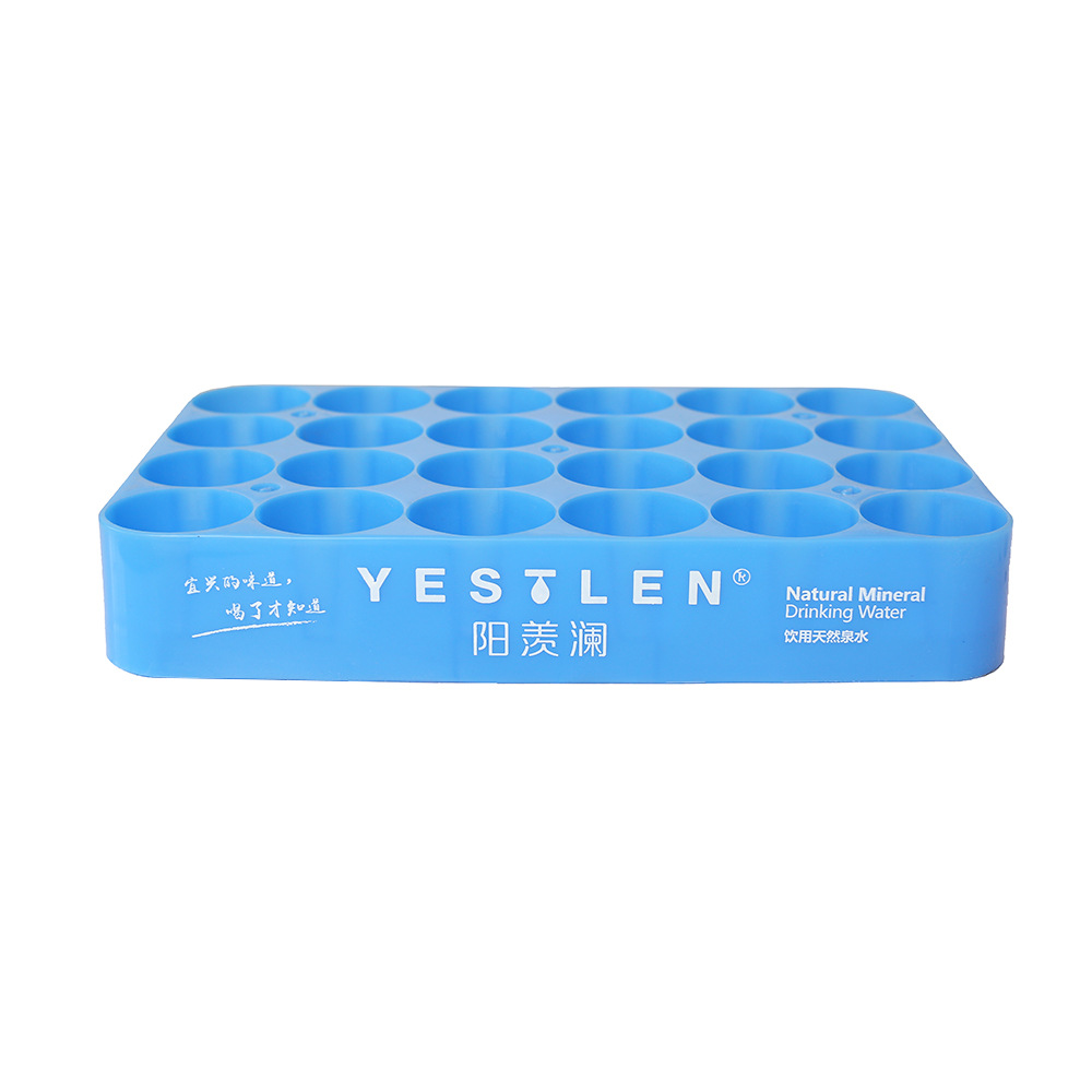 厂家直供 塑料水托 商超24瓶饮料展示架 矿泉水24入陈列盒