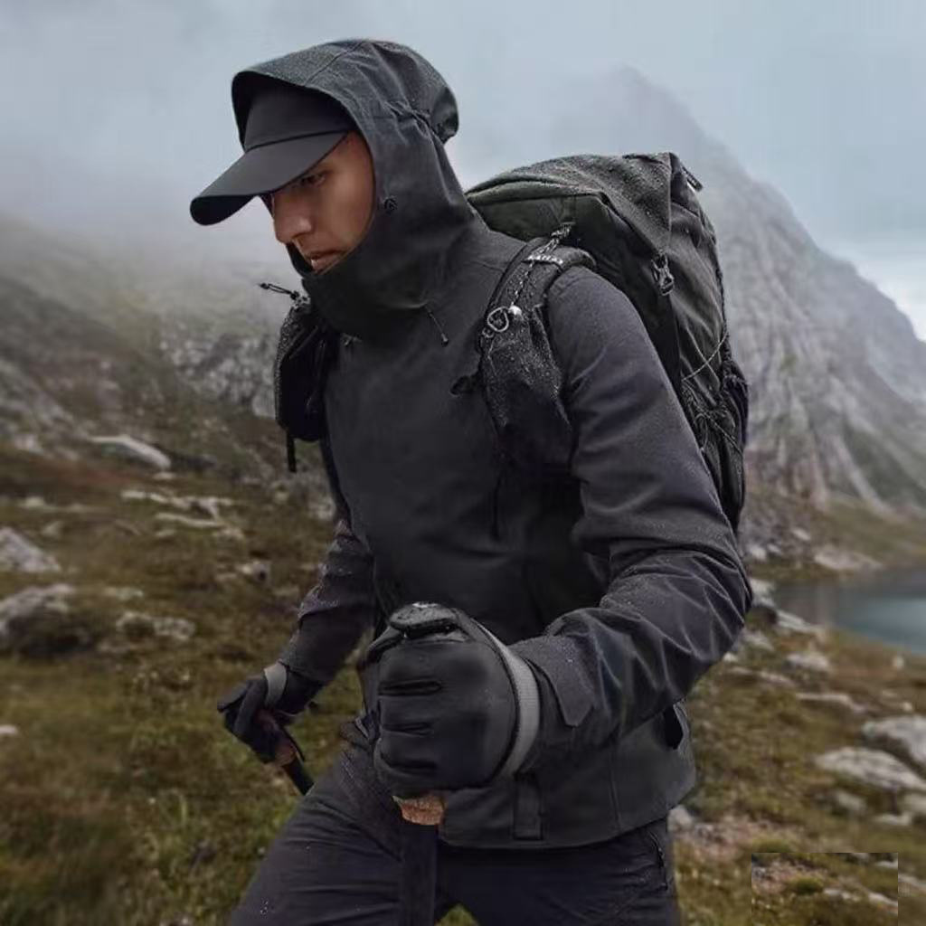 Kailas Teflon Outdoor Hard Shell Jacket for Men, High Breathability Mountaineering Jacket, Women's Windproof and Waterproof Coat